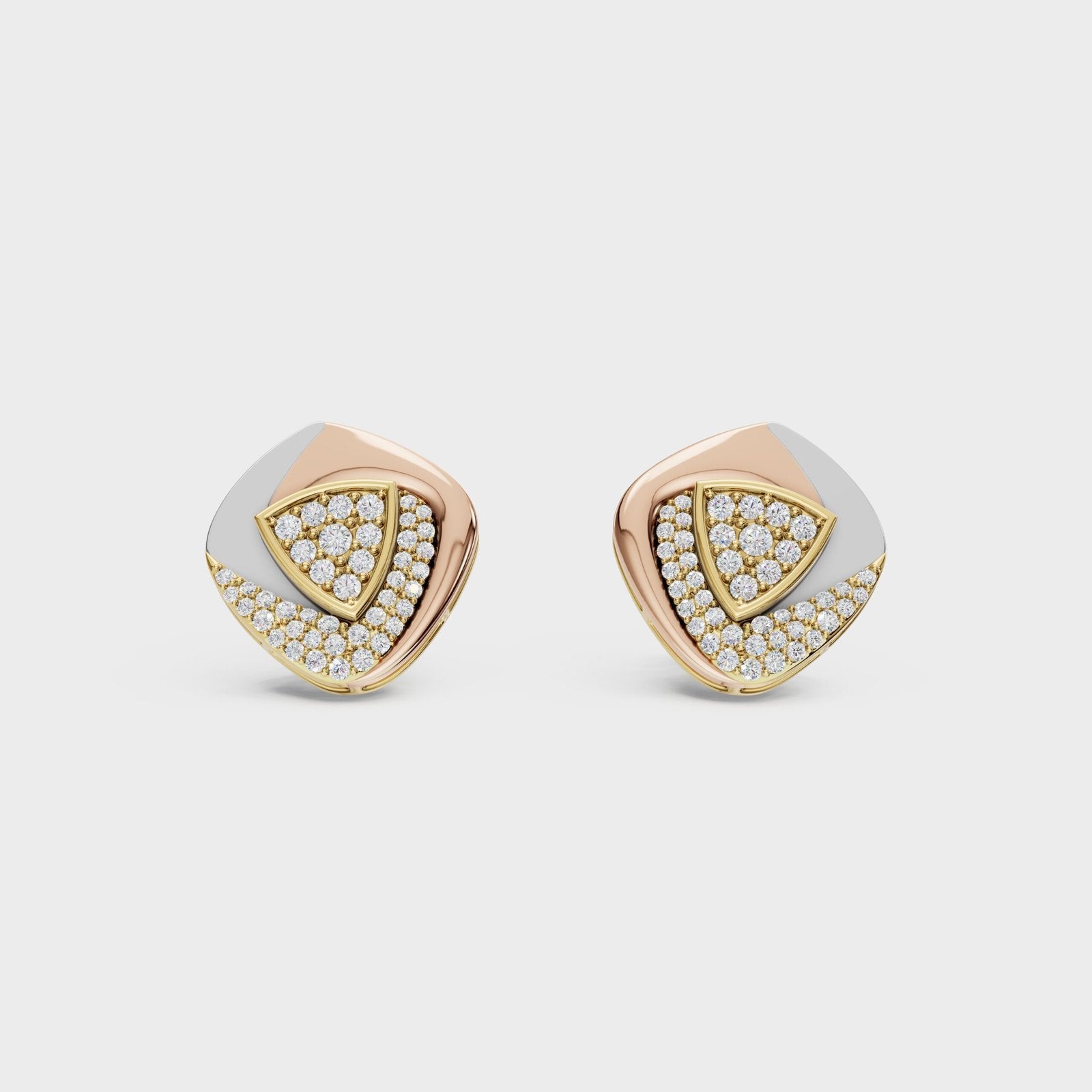 Triot - I Diamond Earrings - Cyera Gems & Jewellery