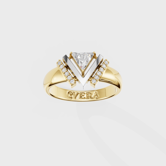 Trigon Diamond Ring - Cyera Gems & Jewellery