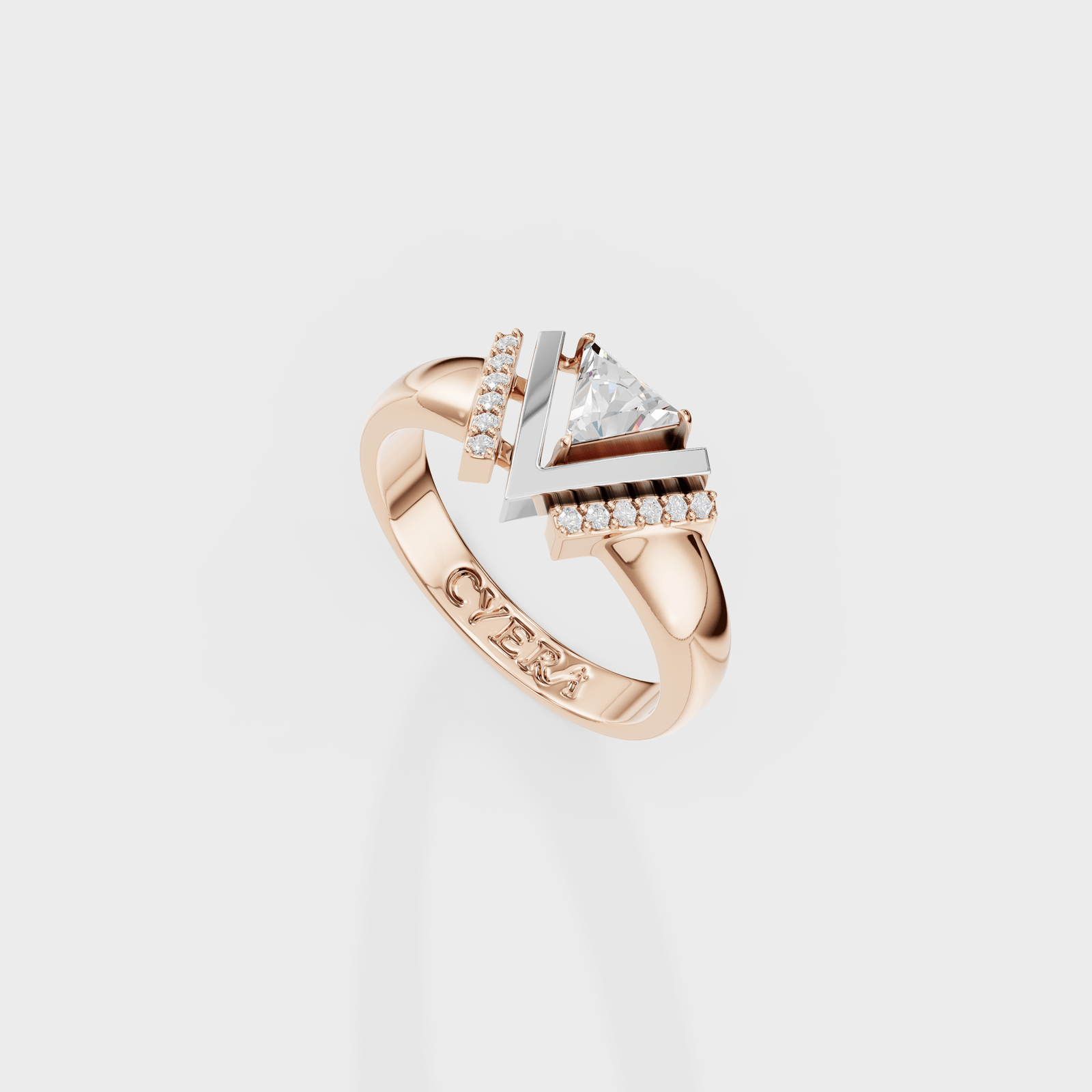 Trigon Diamond Ring - Cyera Gems & Jewellery