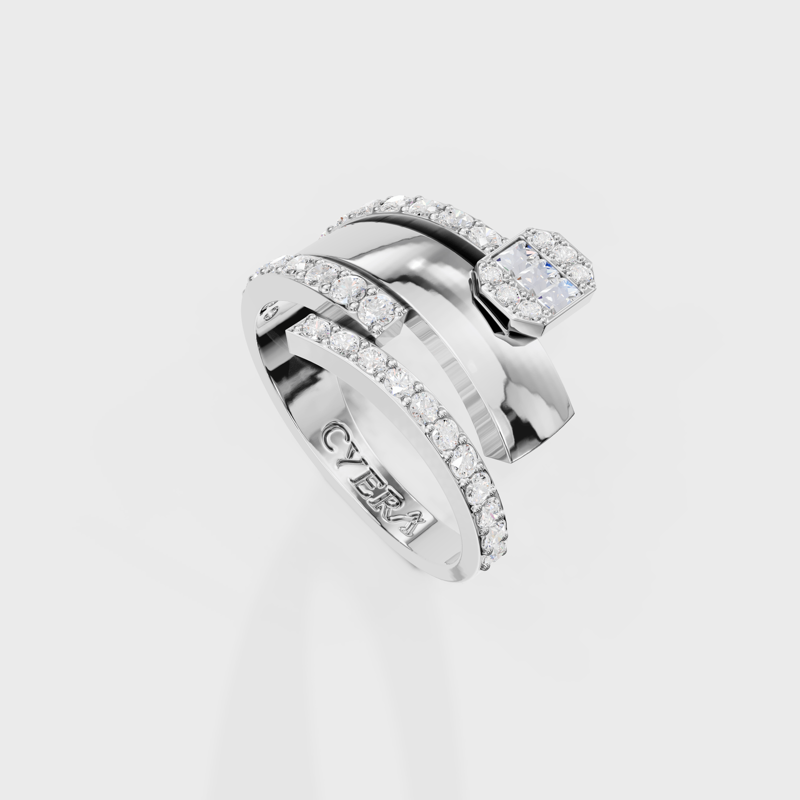 Sparkling Nexus Diamond Ring - Cyera Gems & Jewellery