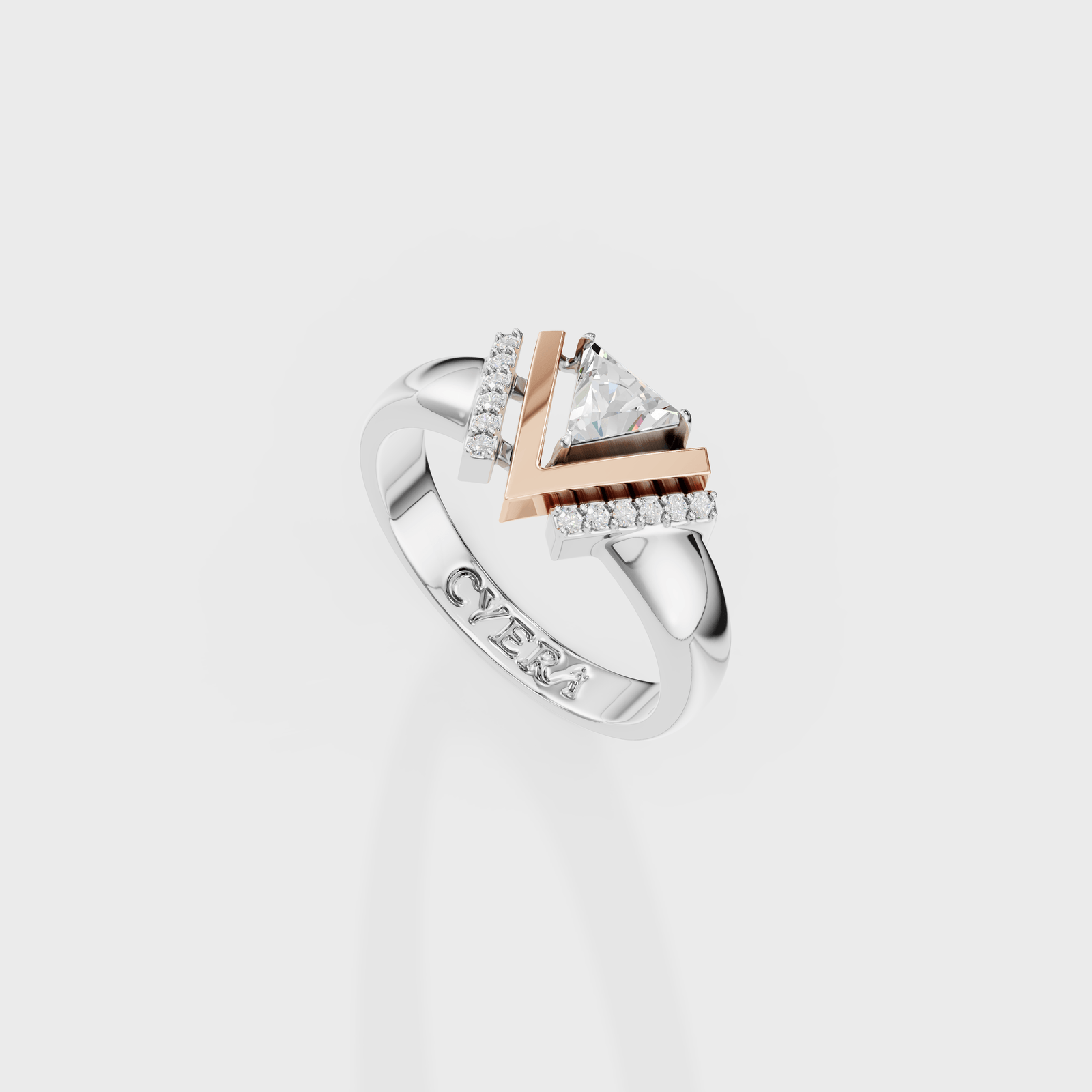 Trigon Diamond Ring - Cyera Gems & Jewellery