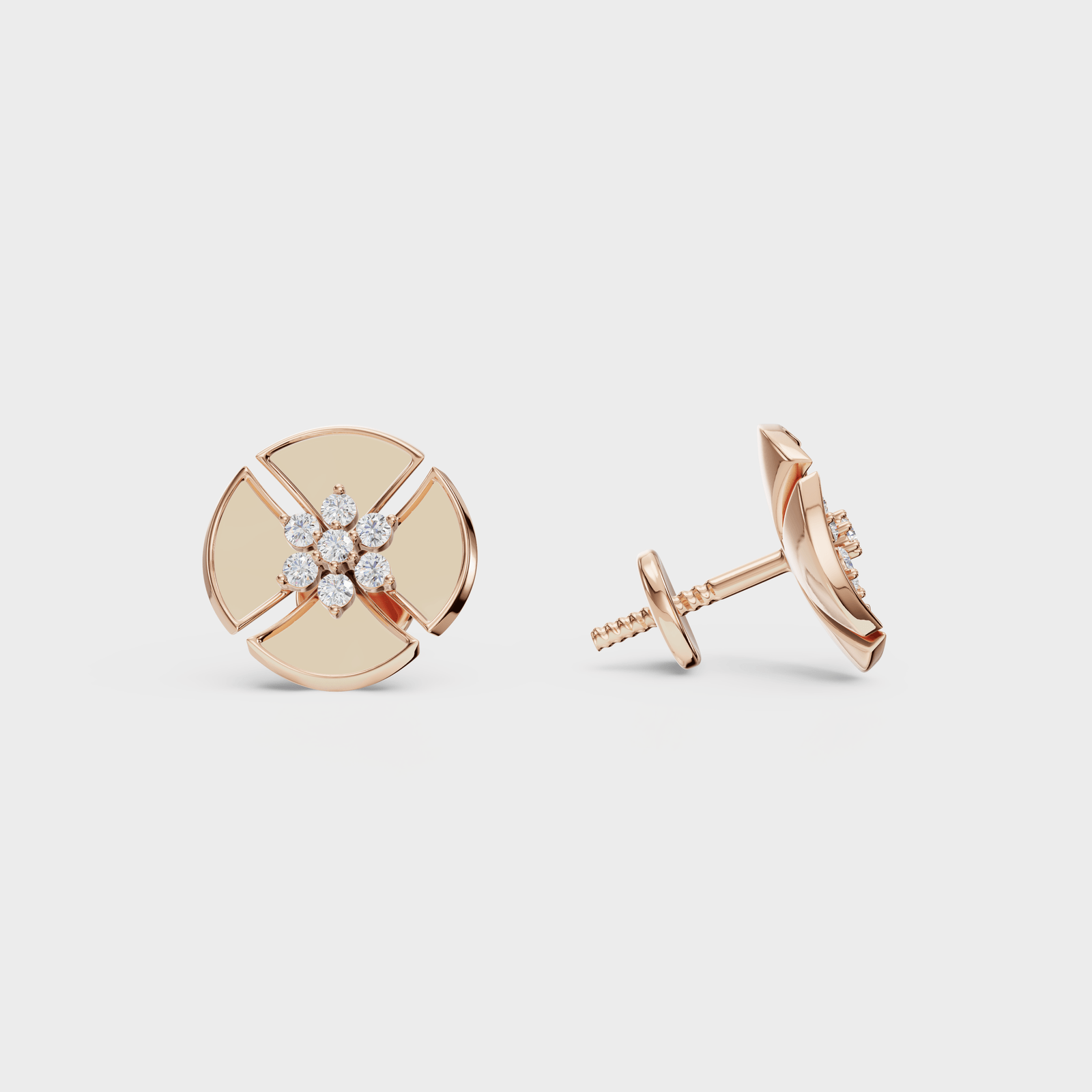 Mother I Diamond Earring - Cyera Gems & Jewellery