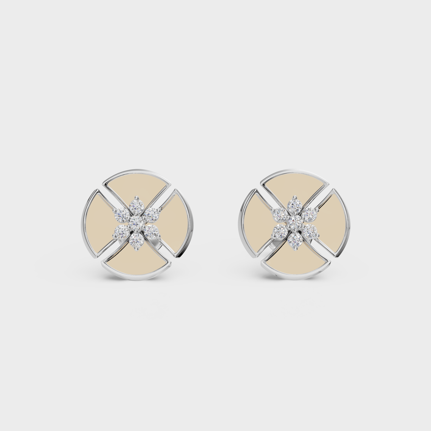 Mother I Diamond Earring - Cyera Gems & Jewellery