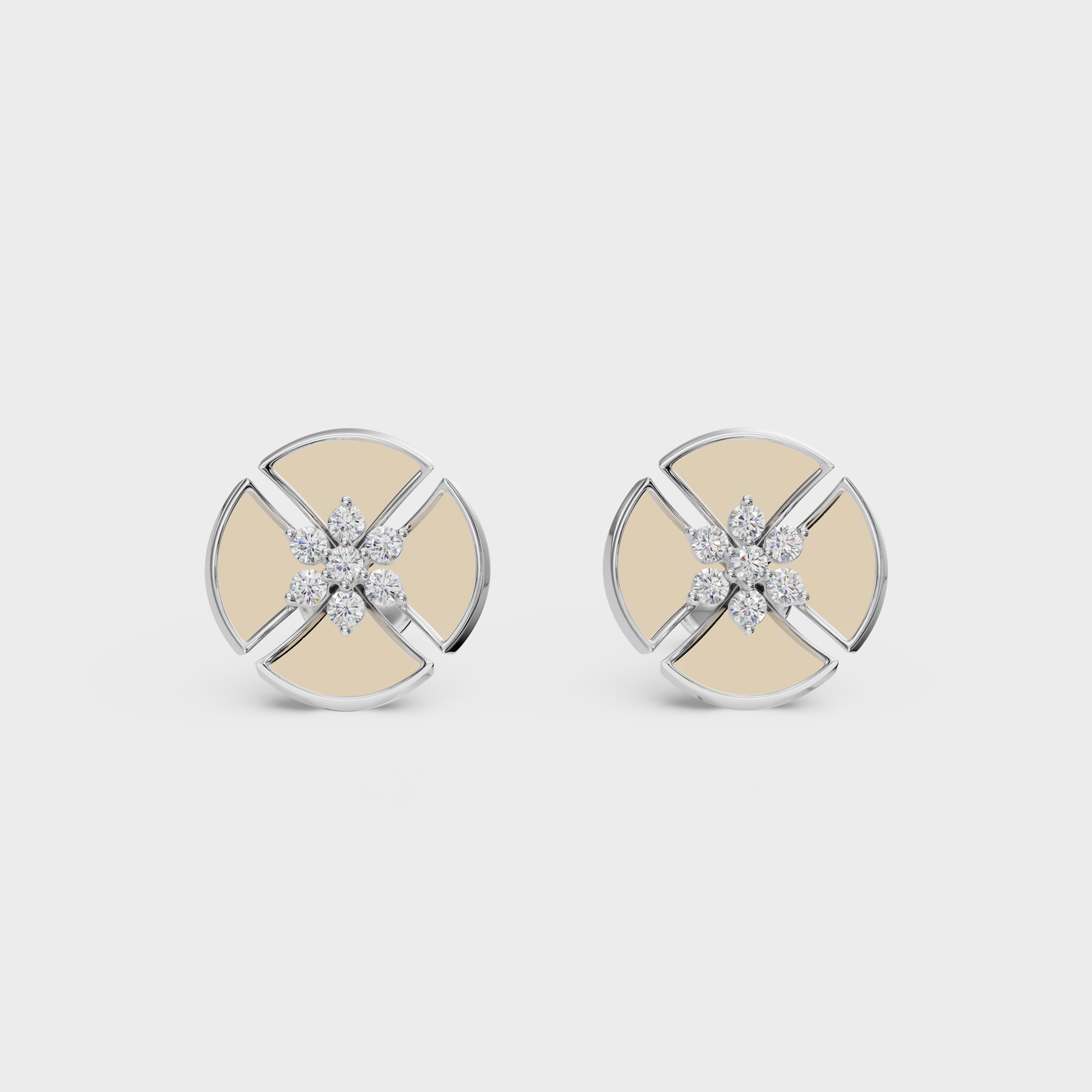 Mother I Diamond Earring - Cyera Gems & Jewellery
