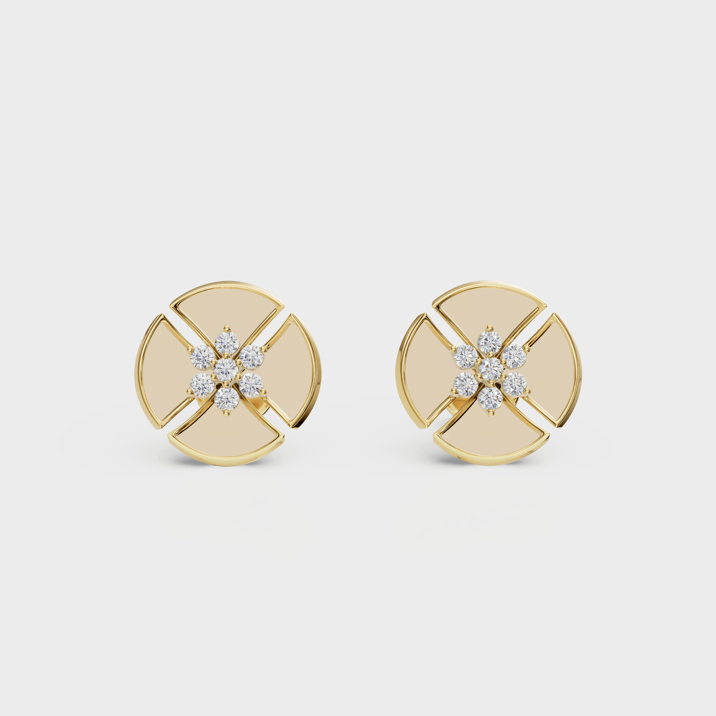 Mother I Diamond Earring - Cyera Gems & Jewellery