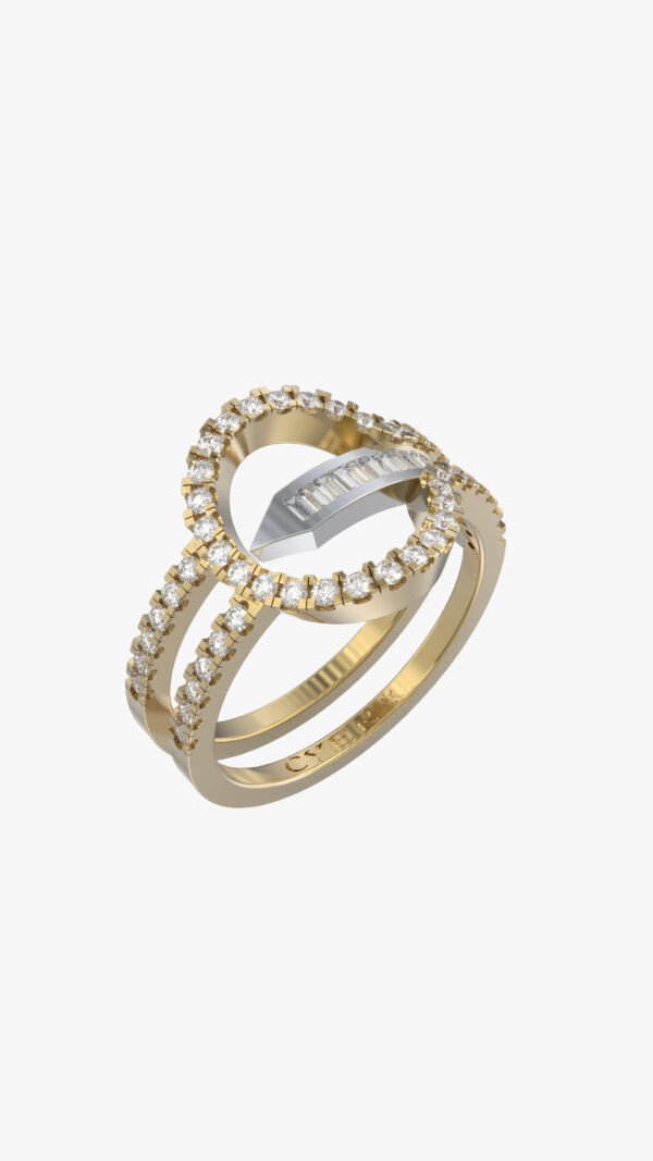 Apex Radiance Diamond Ring showcasing a brilliant centerpiece diamond, symbolizing timeless elegance.