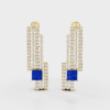 Lunaria Diamond Earring